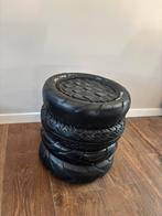 Stoere kruk / poef van scooterbanden, Ophalen, Overige materialen, Minder dan 50 cm, Rond
