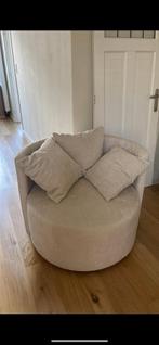 Grote ronde stoel/fauteuil zitmaxx teddy stof, Huis en Inrichting, Fauteuils, Ophalen, 100 tot 125 cm, Zo goed als nieuw, 75 tot 100 cm