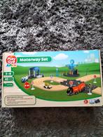 Playtive Junior Motorway Set - Houten Speelgoed, Kinderen en Baby's, Speelgoed | Houten speelgoed, Ophalen of Verzenden, Nieuw