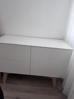 Kidsmill Sixties Commode Wit Mat / Naturel, Ophalen, 100 tot 150 cm, Eikenhout, Zo goed als nieuw