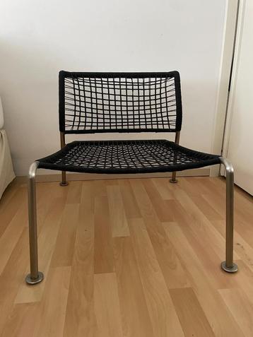 Fauteuil van gevlochten zwart draad - design Bo Concept  beschikbaar voor biedingen