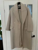 Zara Manteco ecru Wollen Jas - Maat L, Kleding | Dames, Jassen | Winter, Ophalen of Verzenden, Zo goed als nieuw, Maat 42/44 (L)