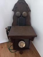 Antieke wandtelefoon, Ophalen, Zo goed als nieuw, Met draaischijf
