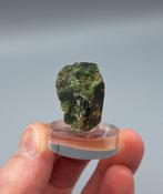 Chroomdiopsiet - Minas Gerais, Brazilië, Ophalen of Verzenden, Mineraal