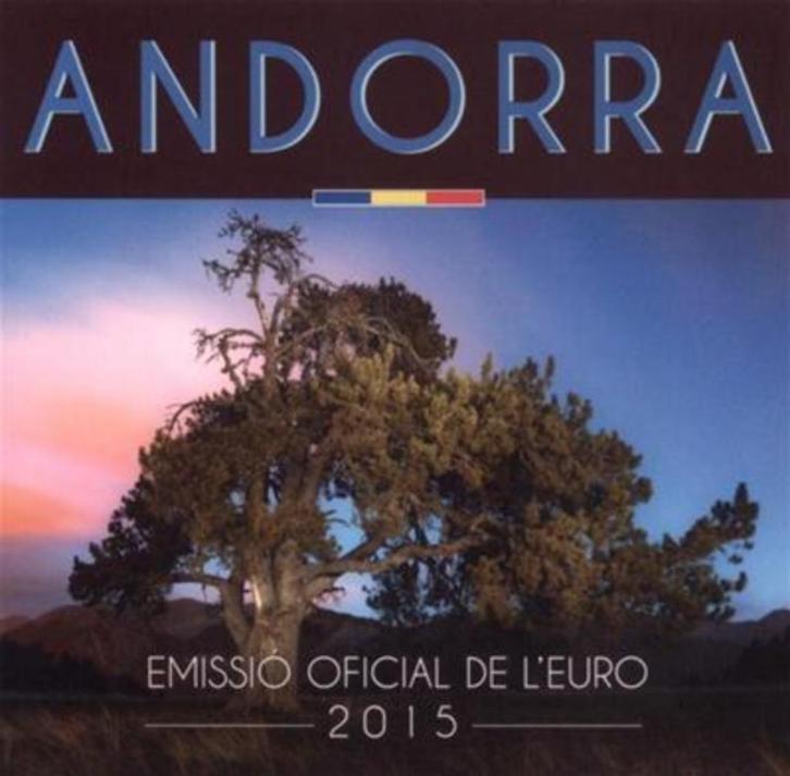 BU set Andorra 2015 Blister - 1 cent tm 2 euro, Postzegels en Munten, Munten | Europa | Euromunten, Setje, Overige waardes, Overige landen
