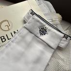 Plastron van Geblingt Donkerblauw met Crystal AB, Dieren en Toebehoren, Gebruikt, Dressuur, Ophalen of Verzenden, Dames