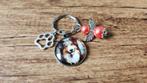 (Sleutel)Hanger Sheltie Collie cabochon met beschermengeltje, Verzenden, Nieuw, Hanger