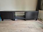 Donkerbruine tv meubel te koop, Ophalen, Gebruikt, 25 tot 50 cm, Minder dan 100 cm