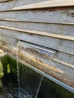 RVS Waterval 'Brievenbus' incl. Pomp, Ophalen, Zo goed als nieuw, Rvs, Waterval