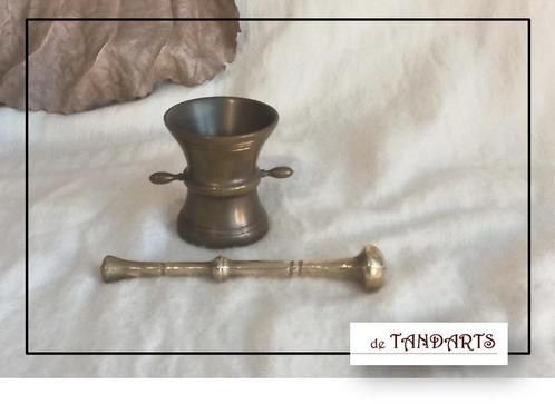 Apothekersvijzel en stamper, Antiek en Kunst, Antiek | Koper en Brons, Ophalen of Verzenden