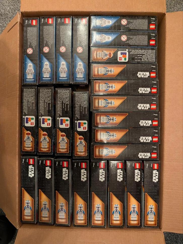 Lego star wars battle packs.  24 stuks., Kinderen en Baby's, Speelgoed | Duplo en Lego, Nieuw, Ophalen of Verzenden