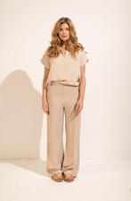 Prachtige beige broek Anna van Toor maat M nieuw, Kleding | Dames, Broeken en Pantalons, Anna van Toor, Beige, Nieuw, Ophalen of Verzenden