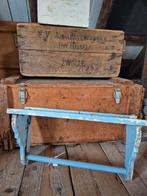 Brocant houten regaaltje, Ophalen of Verzenden