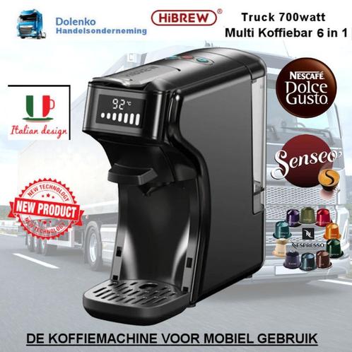 Ontdek de Nieuwe HIBREW TRUCK H1B 6-in-1 Koffiemachine 700Wa, Witgoed en Apparatuur, Koffiezetapparaten, Nieuw, Koffiepads en cups