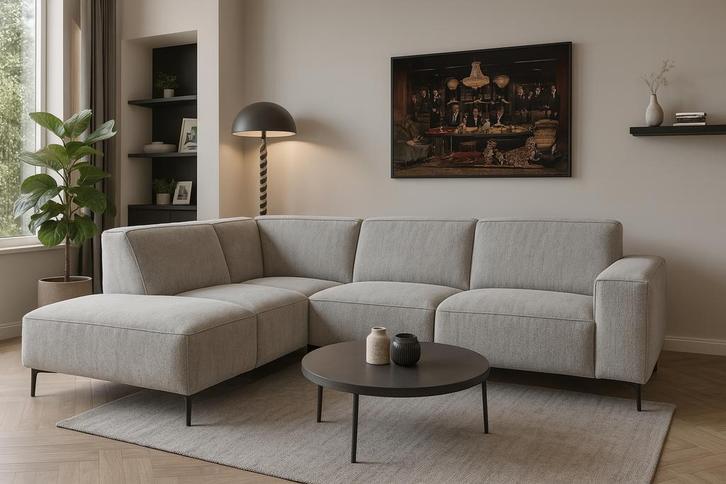 Hoekbank Rita 260x195 Direct/LeverbaarEnschede E-2222, Huis en Inrichting, Banken | Bankstellen, Nieuw, Hoekbank, Vierpersoons of meer