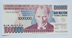 Turkije 1 Miljoen Lira  2002, Postzegels en Munten, Bankbiljetten | Europa | Niet-Eurobiljetten, Verzenden, Overige landen
