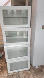 4x Besta kastjes met verlichting en glas, Ophalen