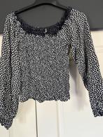Crop top van het Pieces, Kleding | Dames, Blauw, Ophalen of Verzenden, Zo goed als nieuw, Lange mouw