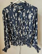 Only Pigalle Blouse / smock top - Donkerblauw/Zwart - Maat M, Maat 38/40 (M), Only, Blauw, Ophalen of Verzenden