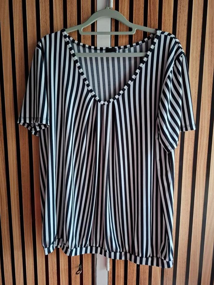 Maudd gestreepte top maat 48 (176), Kleding | Dames, Overige Dameskleding, Zo goed als nieuw, Ophalen of Verzenden
