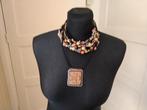 Afrikaanse kettingen uit Ghana. 12 stuks. NIEUW, Ophalen of Verzenden, Nieuw, Overige kleuren, Overige materialen