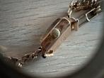 Gouden dameshorloge 14k goud met goldplate band, Overige merken, Met bandje, Polshorloge, Ophalen of Verzenden