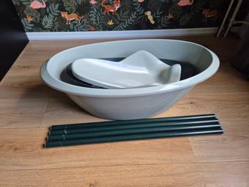 LUMA Babybad met standaard en inleg (Gebruikt) beschikbaar voor biedingen