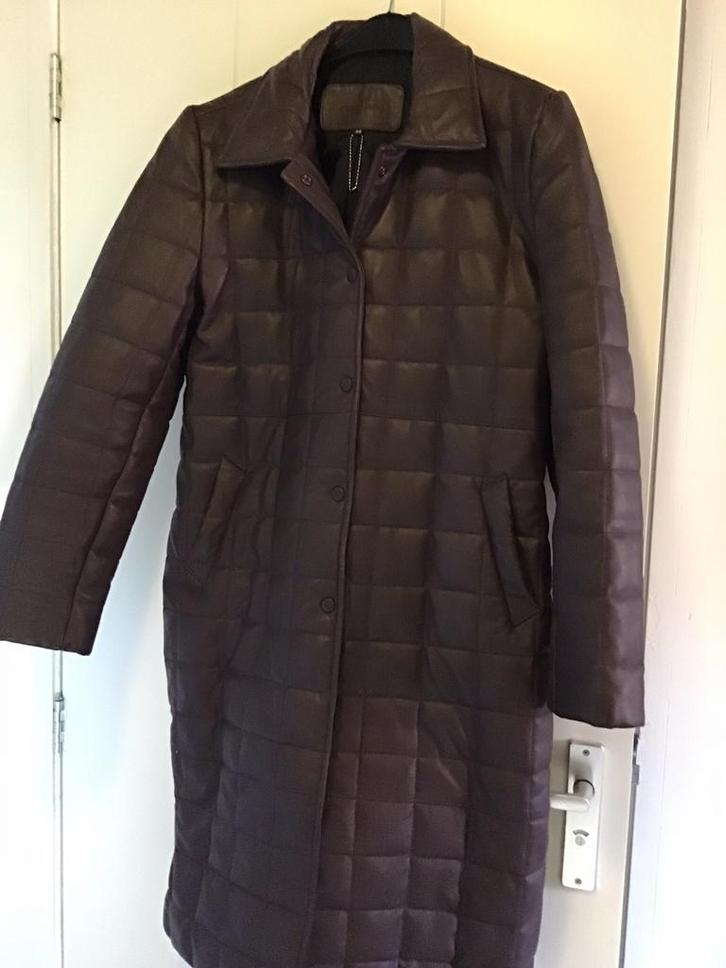 Prachtige LEREN damesjas, Kleding | Heren, Jassen | Winter, Zo goed als nieuw, Maat 46 (S) of kleiner, Bruin, Ophalen of Verzenden