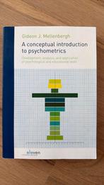 A conceptual introduction to psychometrics, Boeken, Ophalen of Verzenden, Zo goed als nieuw, Gideon J. Mellenbergh