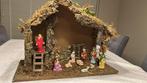 Kerststal met stenen beelden, Diversen, Kerst, Ophalen of Verzenden, Zo goed als nieuw