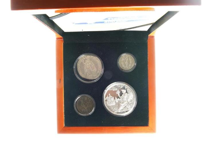 Provinciale muntset 300 jaar Vrede van Utrecht 2013 in luxe, Postzegels en Munten, Munten | Nederland, Setje, Overige waardes