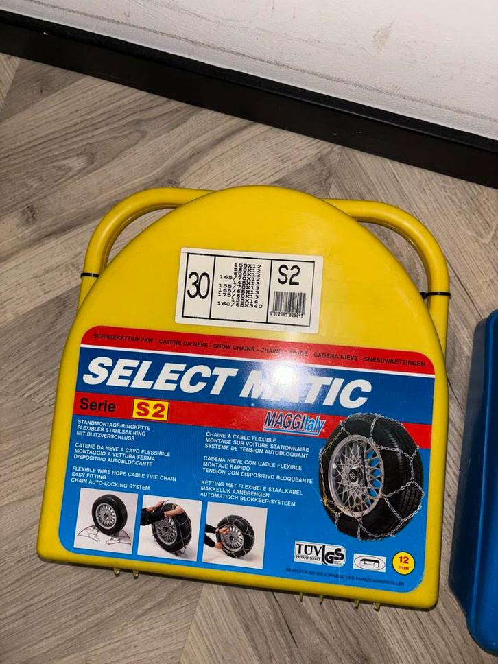 Sneeuwkettingen Select Matic S2, Auto diversen, Sneeuwkettingen, Gebruikt, Ophalen of Verzenden