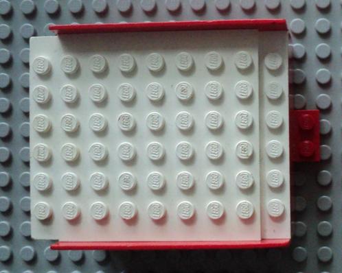 x146c02 (3) red Boat, Hull Smooth Middle 8 x 6 x 3 1-3 with, Kinderen en Baby's, Speelgoed | Duplo en Lego, Gebruikt, Ophalen of Verzenden