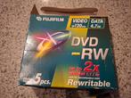 DVD FUJIFILM REWRITABLE, 120 MIN, 4 STUKS, Ophalen of Verzenden, Nieuw, Dvd