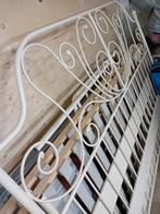 2 persoons ikea bed inclusief lattenbodems, Ophalen, Gebruikt, Wit, Tweepersoons