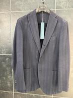 Boglioli per Oger, Colbert, Rugged Cotton.  Blauwe visgraat, Verzenden, Maat 48/50 (M), Blauw, Oger