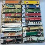 1:87 , 17x DAF 95 XF / oplegger met verschillende reclame., Ophalen of Verzenden, Zo goed als nieuw, Bus of Vrachtwagen, Overige merken