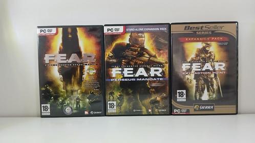 PC - F.E.A.R. + 2 Expansion Pack, Spelcomputers en Games, Games | Pc, Zo goed als nieuw, Shooter, 1 speler, Vanaf 18 jaar, Ophalen of Verzenden