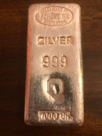 1 Kilo Schöne Zilverbaar - 999 Fijnzilver, Postzegels en Munten, Edelmetalen en Baren, Ophalen of Verzenden, Zilver