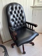 Klassieke Engelse bureaustoel ZGAN, Antiek en Kunst, Ophalen