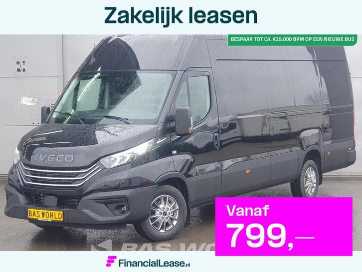Iveco Daily 35S18 180PK 3.0L Automaat 2025 model L4H2 ACC LE, Auto's, Bestelauto's, Bedrijf, Lease, Financial lease, Achteruitrijcamera