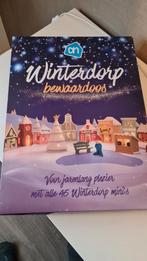 Winterdorp bewaardoos met huisjes en lichtjes, Verzamelen, Supermarktacties, Albert Heijn, Ophalen of Verzenden