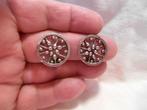Vintage echt zilveren oorbellen in de stijl van Jorma Laine, Ophalen of Verzenden, Zilver, Oorbellen