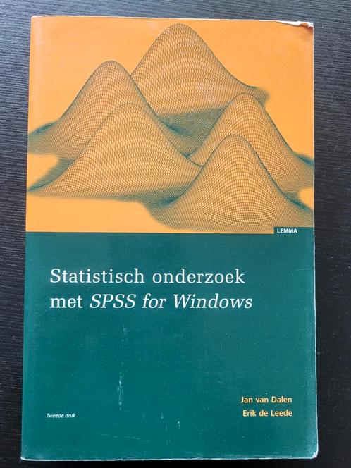E. de Leede - Statistisch onderzoek met SPSS for Windows, Boeken, Studieboeken en Cursussen, Gelezen, Ophalen