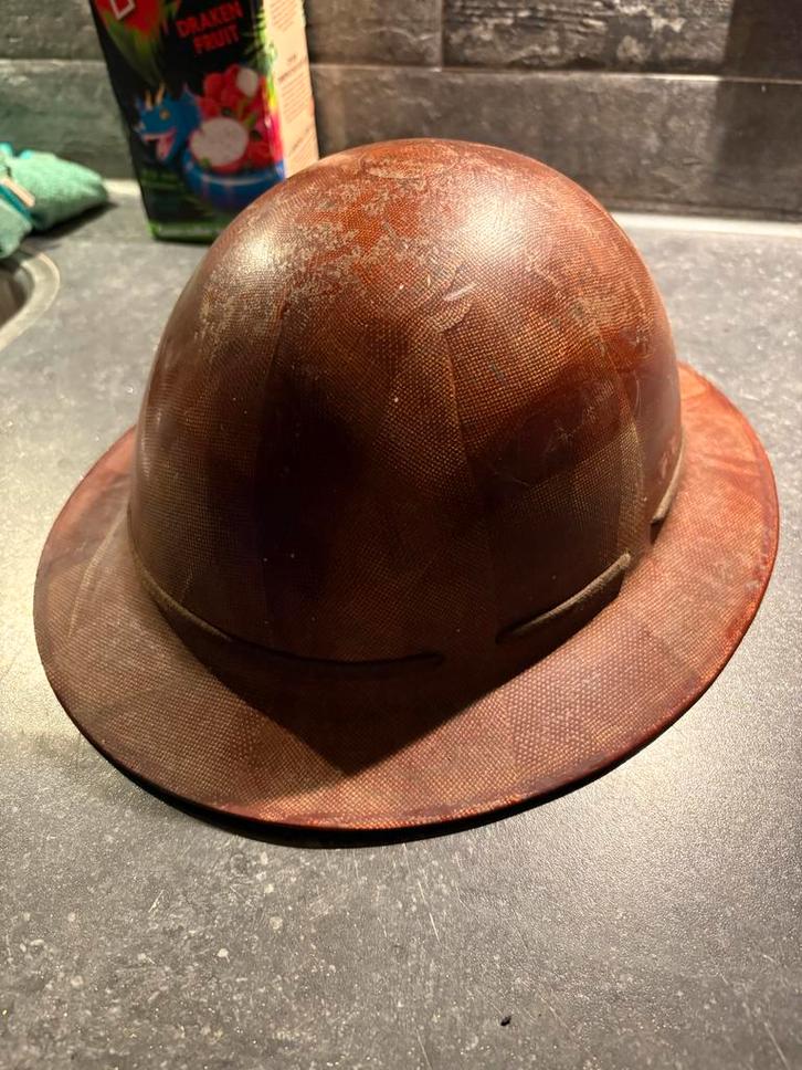 Vintage Legerhelm, Verzamelen, Militaria | Algemeen, Overige soorten, Helm of Baret, Nederland, Ophalen of Verzenden