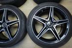 Mercedes C-klasse vanaf 2015 AMG velgen 18 inch zomerset, Auto-onderdelen, Banden en Velgen, 18 inch, Gebruikt, Banden en Velgen