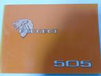Peugeot 505 handleiding/ instructieboek, Auto diversen, Handleidingen en Instructieboekjes, Ophalen of Verzenden