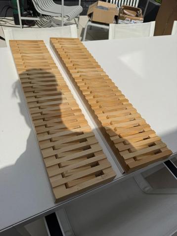 Bamboe wandkapstok – 87 cm – 28 verstelbare haken beschikbaar voor biedingen