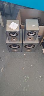 complete 4 luidsprekers set, Audio, Tv en Foto, Luidsprekers, Gebruikt, Stationharlingen@welzijnedison.nl, Luidsprekers, 60 tot 120 watt
