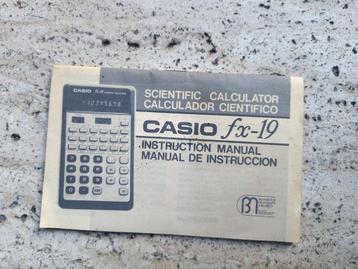 boekje van Casio fx-19 beschikbaar voor biedingen